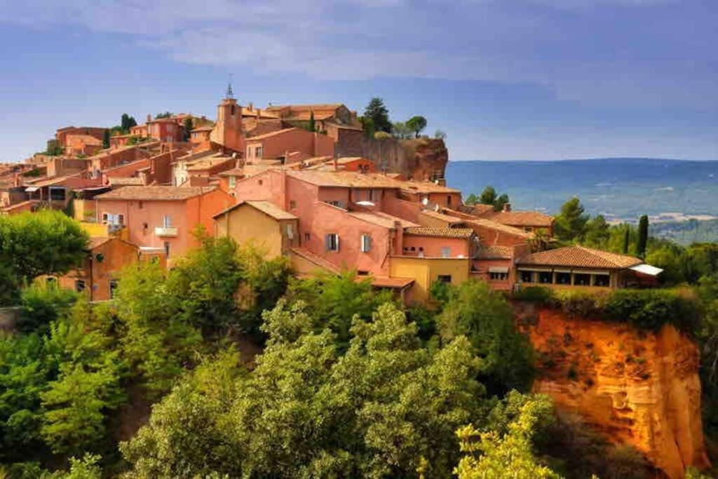 Soleil D'Ocre - Bastide A Roussillon Villa Roussillon en Isere Dış mekan fotoğraf